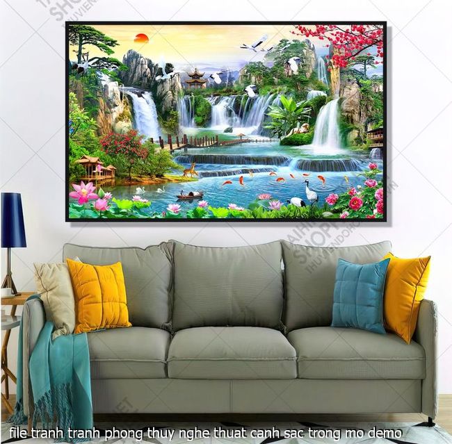 file tranh tranh phong thuy nghe thuat canh sac trong mo